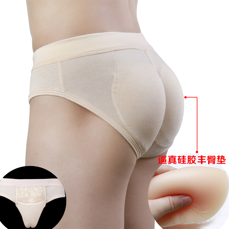 Pseudo-girl buttocks, cross-dressing, panties, sexy fake ass, silicone buttocks, CD hidden JJ fake vagina, silicone butt-lifting pants