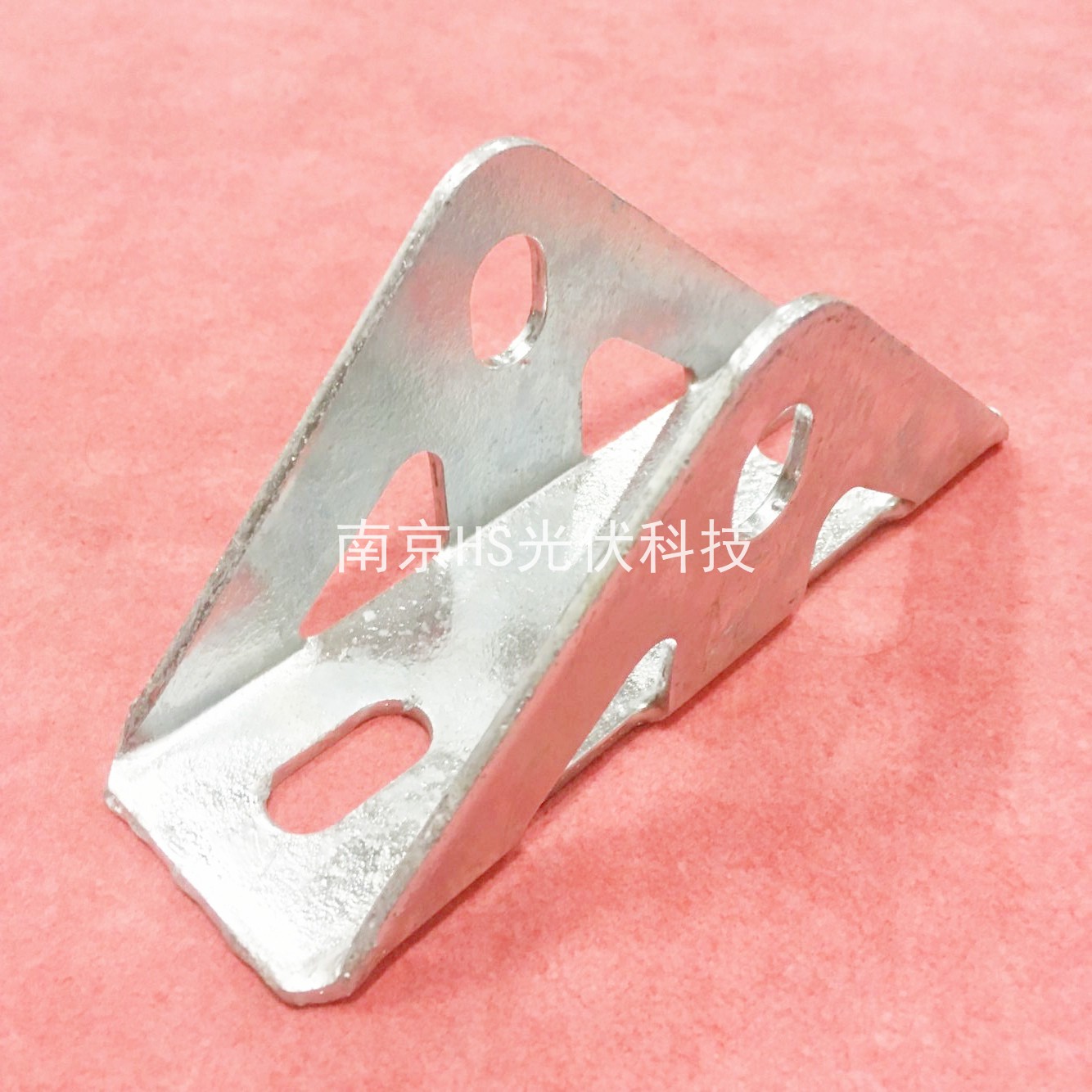 C - type steel triangle connector hot galvanized galvanized angle photovoltaic stent steering to connector solar bracket accessories