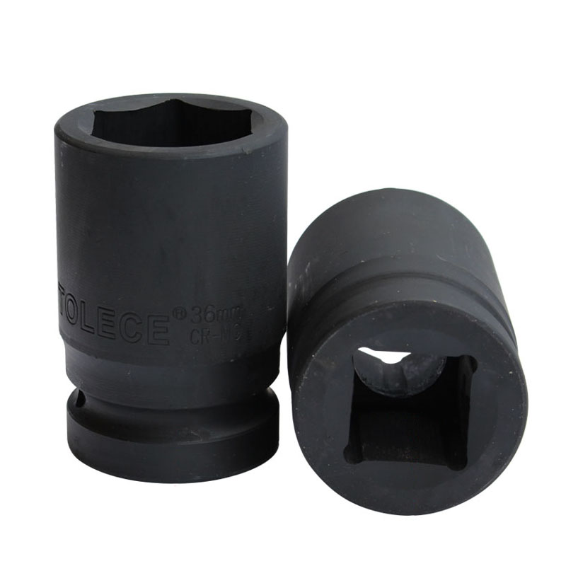 Replace it with a bad 1-inch wind gun socket heavy duty thickened hexagon pneumatic truck tire wrench socket head 17-41