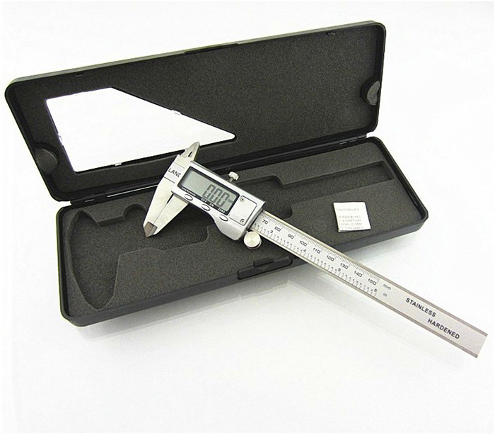 LAND blue da 150MM electronic number graphics card ruler 200MM Swim Javi scale with table four with high precision caliper