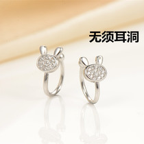 Painless ear clip without ear hole female simple Joker cold wind fake ear studs earrings free earrings earrings ear hanging ear bone clip