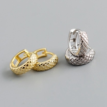 Gold earrings female sterling silver earrings 2021 New Tide earrings niche design mens singles earrings niche design mens singles earrings
