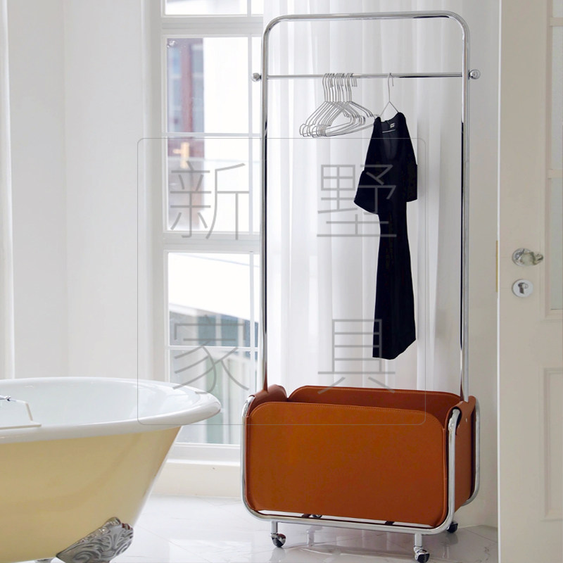 Nordic Cloister Ground Floor Student Dormitory Bag rack Bedroom Sun Rack Subbalcony Disposal minimalist cool clothes bar
