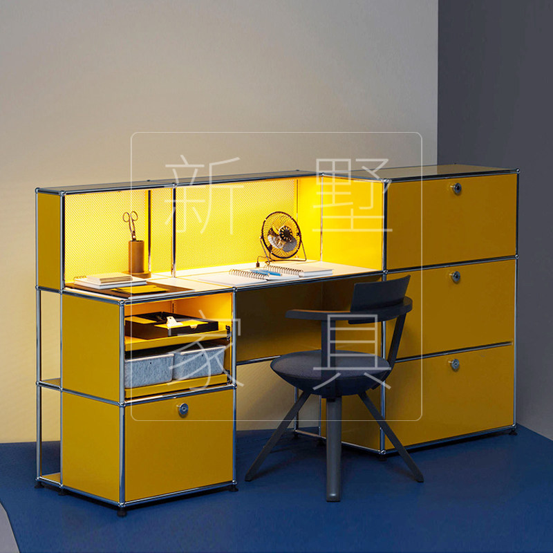 Nordic Stainless Steel Desk Mood Minimalist White Home Desk Modern Nets Red Ins Desk Computer Desk