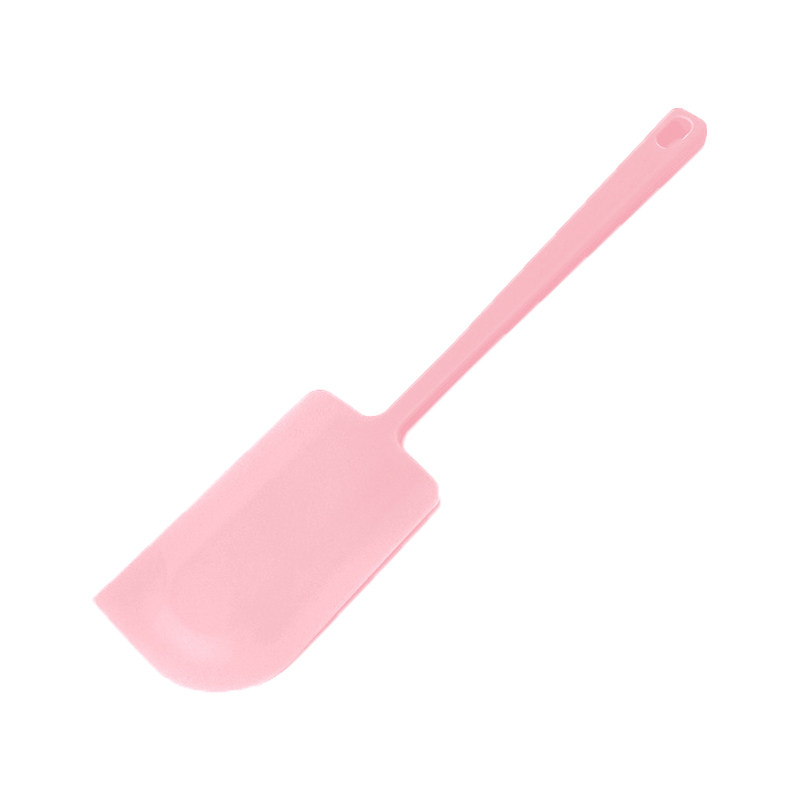 Baking High-Temperature Resistant Large Silicone Spatula for Mixing Cream, Integrated Long-Handled Sauce Spreader, Soft Scraper for Commercial Use