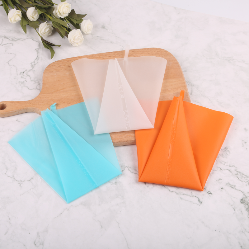 TPU Framed Flower Bag Thickened Cream Squeeze Bag Cake Chic Lysoya Beans Sub Food Framed bag Buve reusable