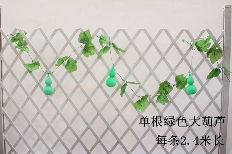 Mô phỏng cây nho hoa giả trang trí hoa lá nho nho xanh ống trần nhựa mây xanh lá giả - Hoa nhân tạo / Cây / Trái cây lựu giả