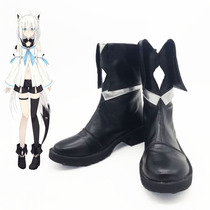 White snow cosplay shoes increase custom