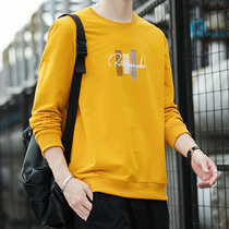 Sweatshirt mens spring and autumn models round the Korean version Long sleeves T-shirt 2020 new spring and autumn clothing trend easing sleeve headblouse