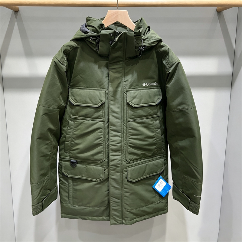 Columbia Genuine Outdoor Men's Gold Dot Waterproof Jacket Duck down 650 Fill Power down Jacket We9667
