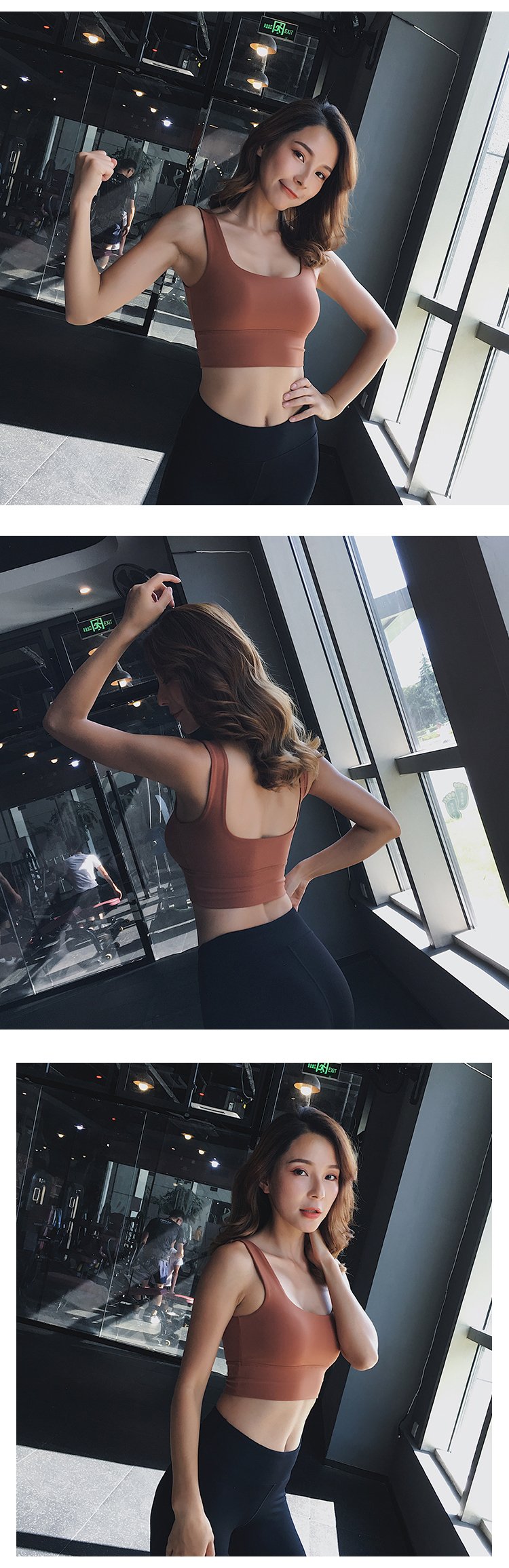 Hỗ trợ cao đồ lót thể thao nữ chống sốc chạy tập hợp định kiến ​​yoga vest làm đẹp trở lại áo ngực thể dục chuyên nghiệp áo ngực áo tank top gym nữ
