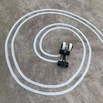 Basketball court line drawing tool round court drawing three-point line drawing textured paper marking tool curved marking tool