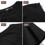 Мужская футболка без рукавов для спортзала, спортивный летний трендовый хлопковый жилет, свободный крой