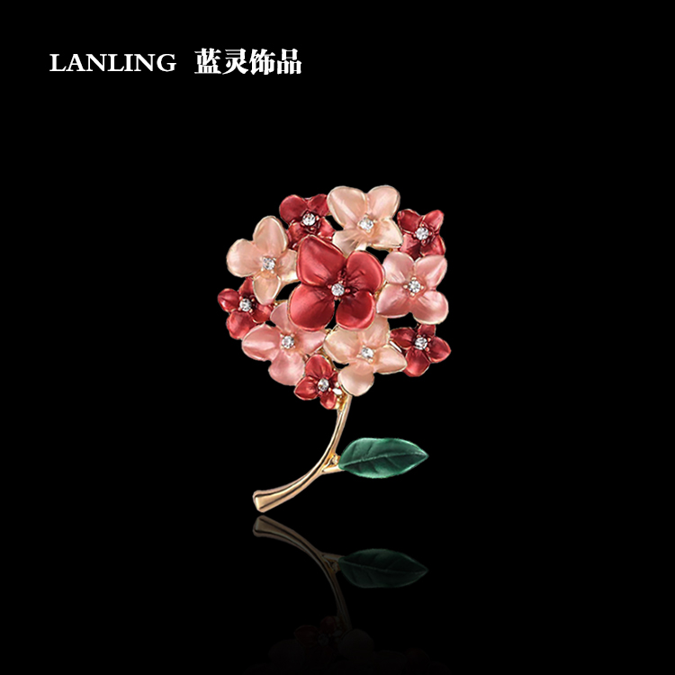 Han Fashion New color hand-painted small flower brooch female retro female retro cute Don't pin badge badge overalls Western-style chest flowers