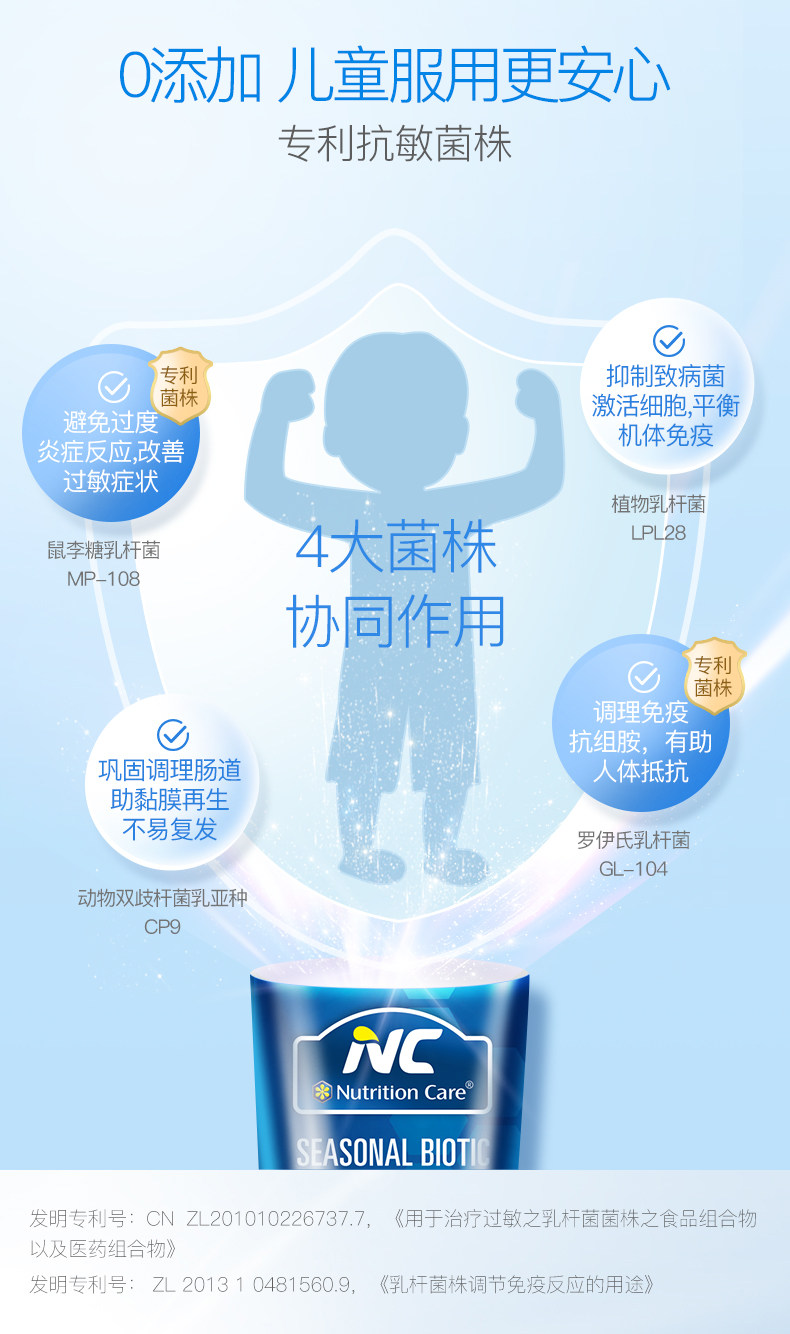 澳洲医生推荐 NC 舒鼻益生菌 改善过敏体质 缓解鼻炎 10袋 图4