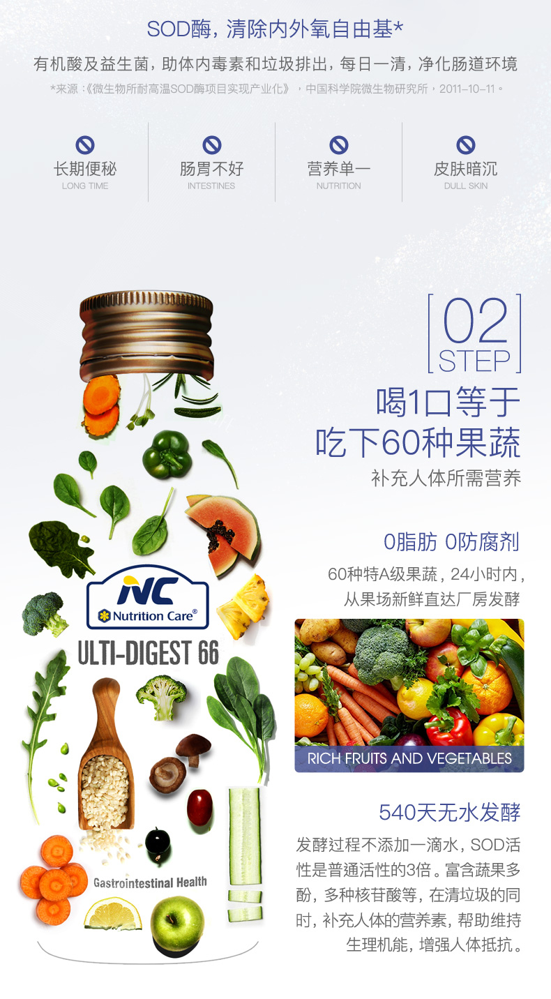 小神价 澳洲进口 NC66懒人酵素原液 140ml 养颜排毒 图4