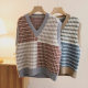 Spring knitted vest women's autumn and winter design sense niche retro outer vest spring and autumn shirts layered sweater vest