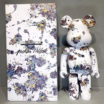 bearbrick400 % Violent Bear Pendulum EMPTY MOUNTAIN BASE BUILDING BLOCK BEAR STARRY SKY Splash Blind Box Paparazzi Doll