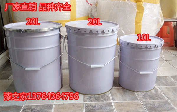 White Peel Bucket Large Iron Bucket Tune Paint Bucket Tune Paint Tank Empty Barrel Flower Basket Paint Iron Bucket 10L 20L