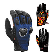 Xi Ma Personality Gloves Riding Male Motorcycle Locomotive Racing Rider Rider rider on summer double shell anti-fall