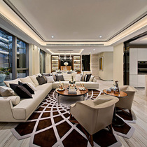 Imported wool carpet custom handmade blanket living room bedroom full of blanket simple modern office Model Room Special Shape