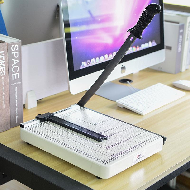 Paper cutter A4 office cutting machine financial paper cutter cutting knife metal cutter small paper cutter cutting business card