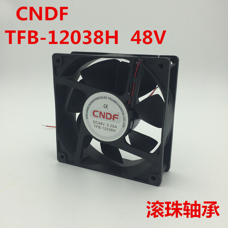 Original CNDF Oriental Fan TFB-12038H DC DC 48V Cooling Fan Axial Flow Fan
