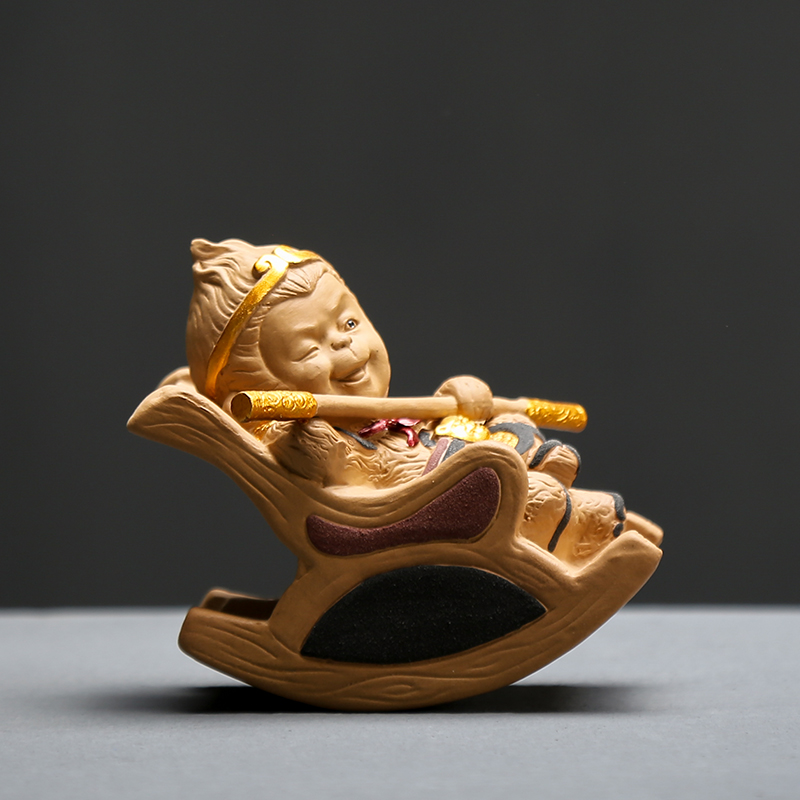 Shadow at thousand "get creative little pets can keep purple sand tea play monkey home furnishing articles HBZP rocking chair at large