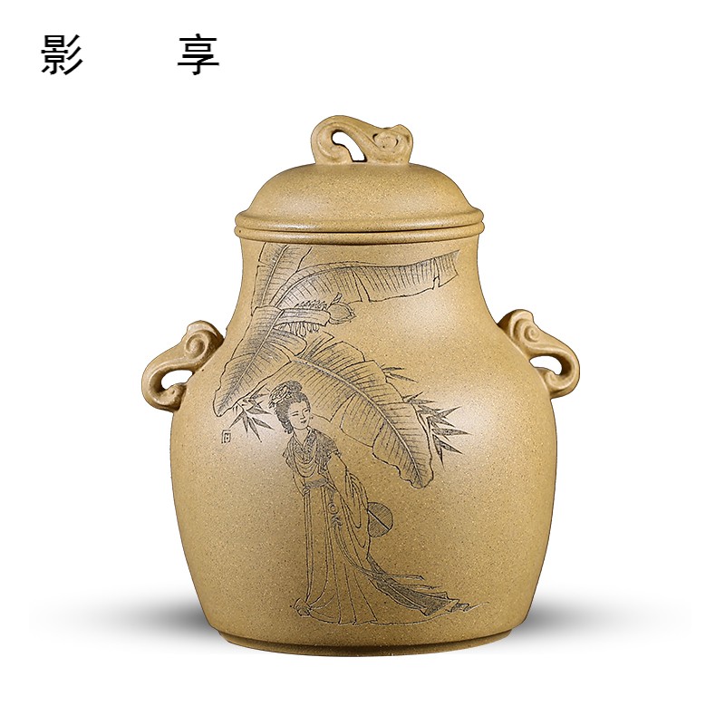 Shadow at yixing purple sand tea pot products by pure manual collection level ore section pu - erh tea POTS JH