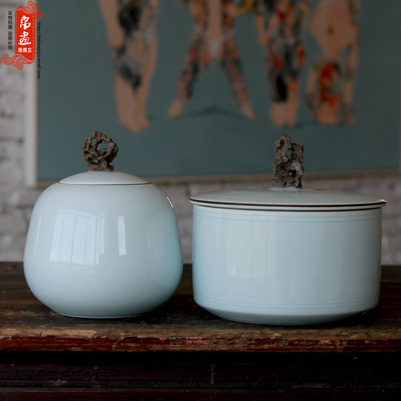 Shadow Shadow enjoy pu 'er tea box | jingdezhen ceramics ceramics celadon porcelain tea pot manually creative tea ware