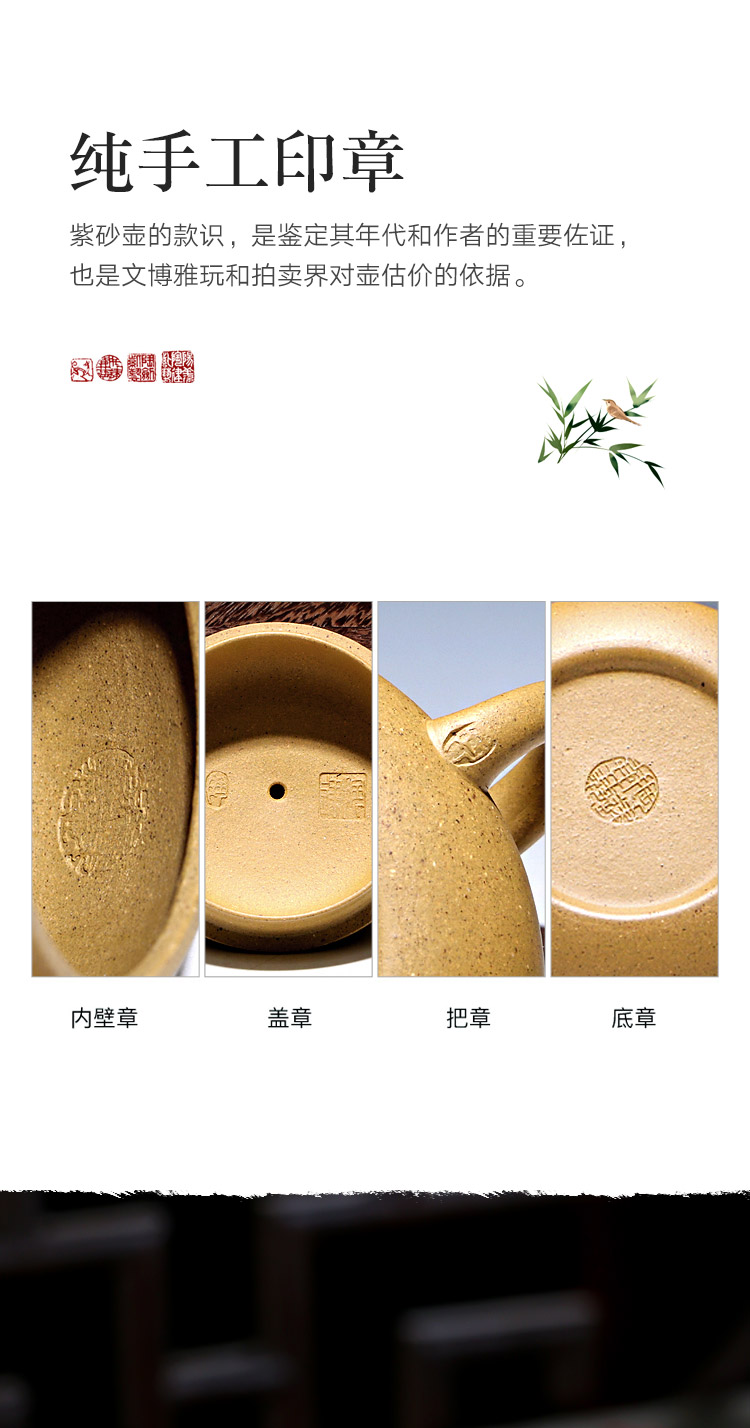 Yixing masters shadow enjoy 】 【 pure checking ceramic tea pot - completely TaoJian mud the qing thought 180 CCCT