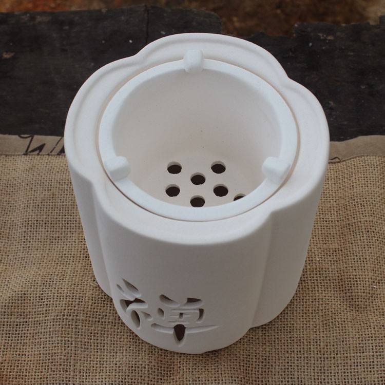 Xy white clay tea stove charcoal stove household hibachis carbon'm burning charcoal stove furnace boiling tea stove hibachis wind furnace TaoLu tide