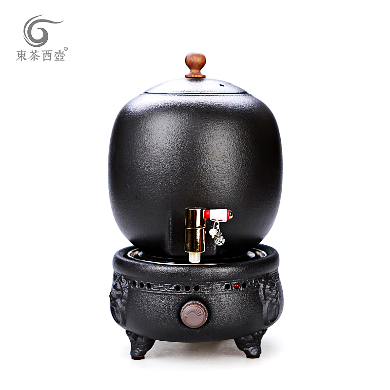 Shadow enjoy warm tea stove high - capacity puer tea boiled tea exchanger with the ceramics electric cylinder DCXH TaoLu temperature POTS of black suit