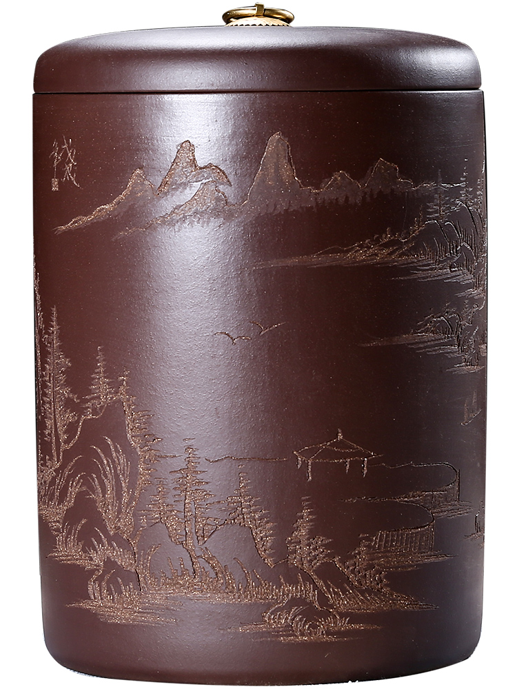 Shadow at medium violet arenaceous caddy fixings seal pu - erh tea pot with handle practical tea urn manual its the the ZLS (central authority (central authority