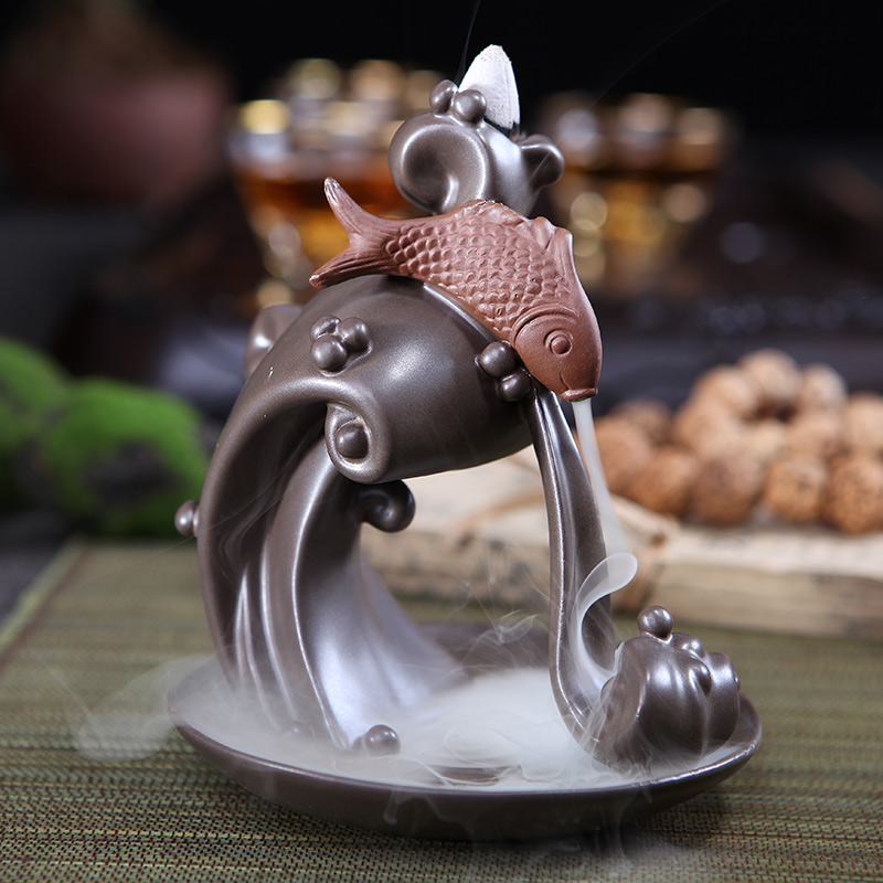 Shadow enjoy black tea back censer violet arenaceous mud aroma stove sandalwood ornamental cloud home sitting room tea place S