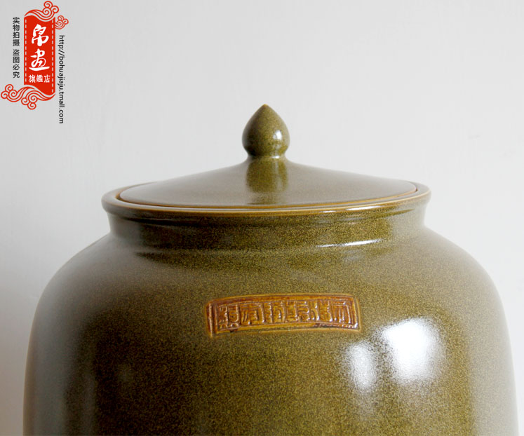 Shadow enjoy | jingdezhen ceramics up porcelain tea caddy fixings tea at the end of the cylinder home furnishing articles teahouse JH