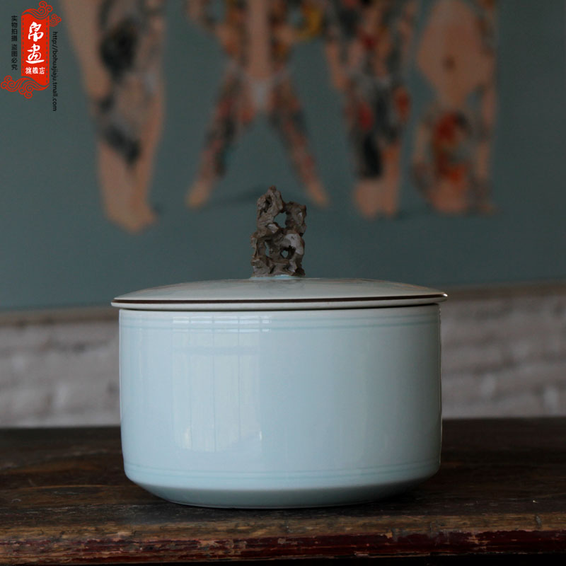 Shadow Shadow enjoy pu 'er tea box | jingdezhen ceramics ceramics celadon porcelain tea pot manually creative tea ware