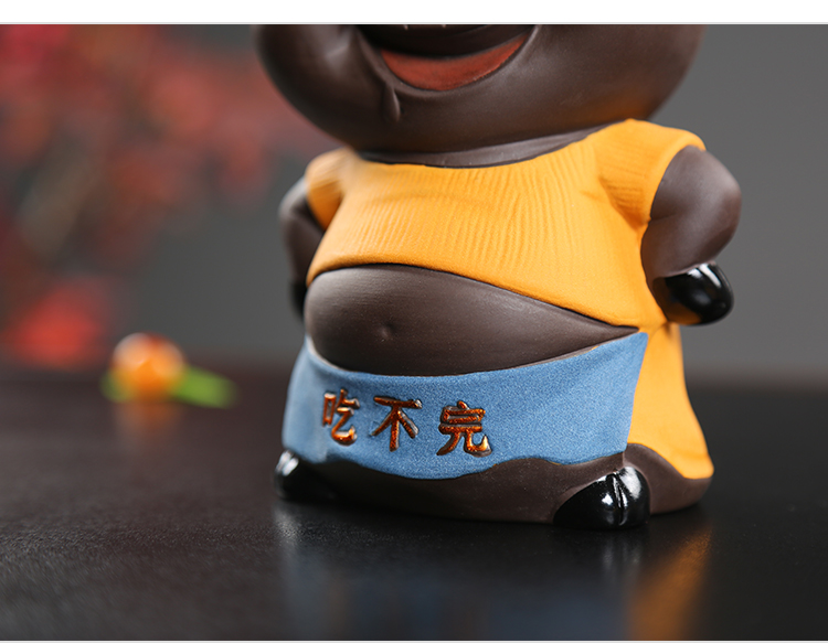 Shadow enjoy creative color sand tao qian "get piggy bank tea pet home furnishing articles desktop adornment eat HBZP