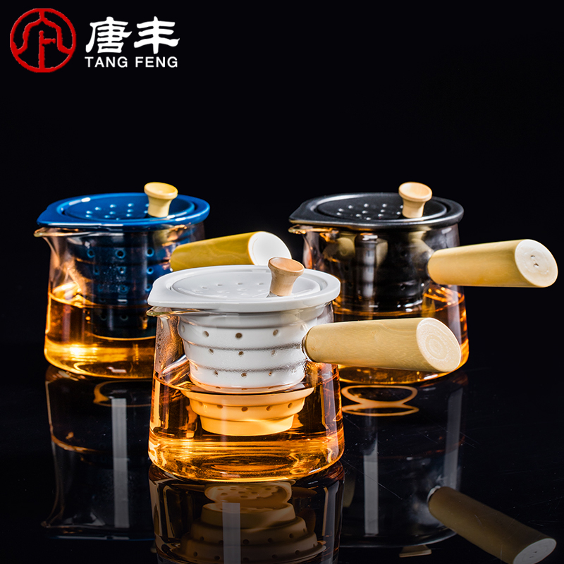 Shadow enjoy electricity TaoLu household boiling tea ware suit side the glass teapot round electric TaoLu glass cup TF
