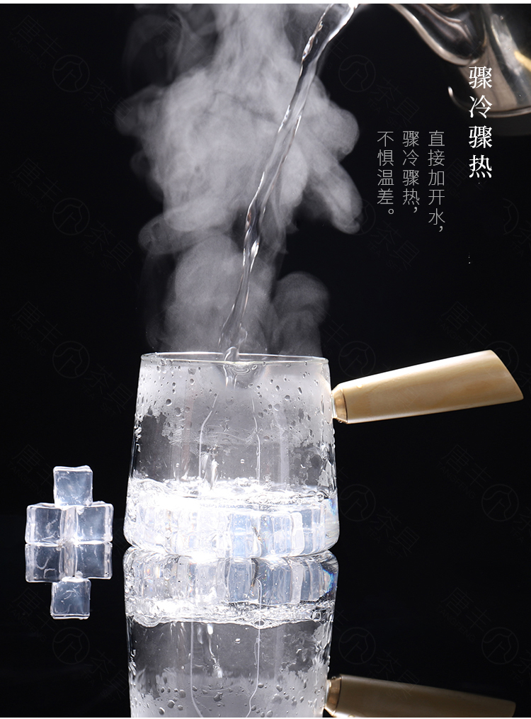 Shadow enjoy electricity TaoLu household boiling tea ware suit side the glass teapot round electric TaoLu glass cup TF