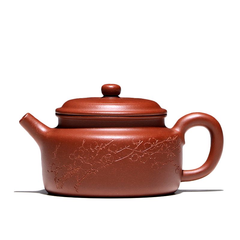 Yixing famous TaoJianChun all hand shadow enjoy 】 【 it the teapot red - skinned Long Mei flower clock CCCT. 230