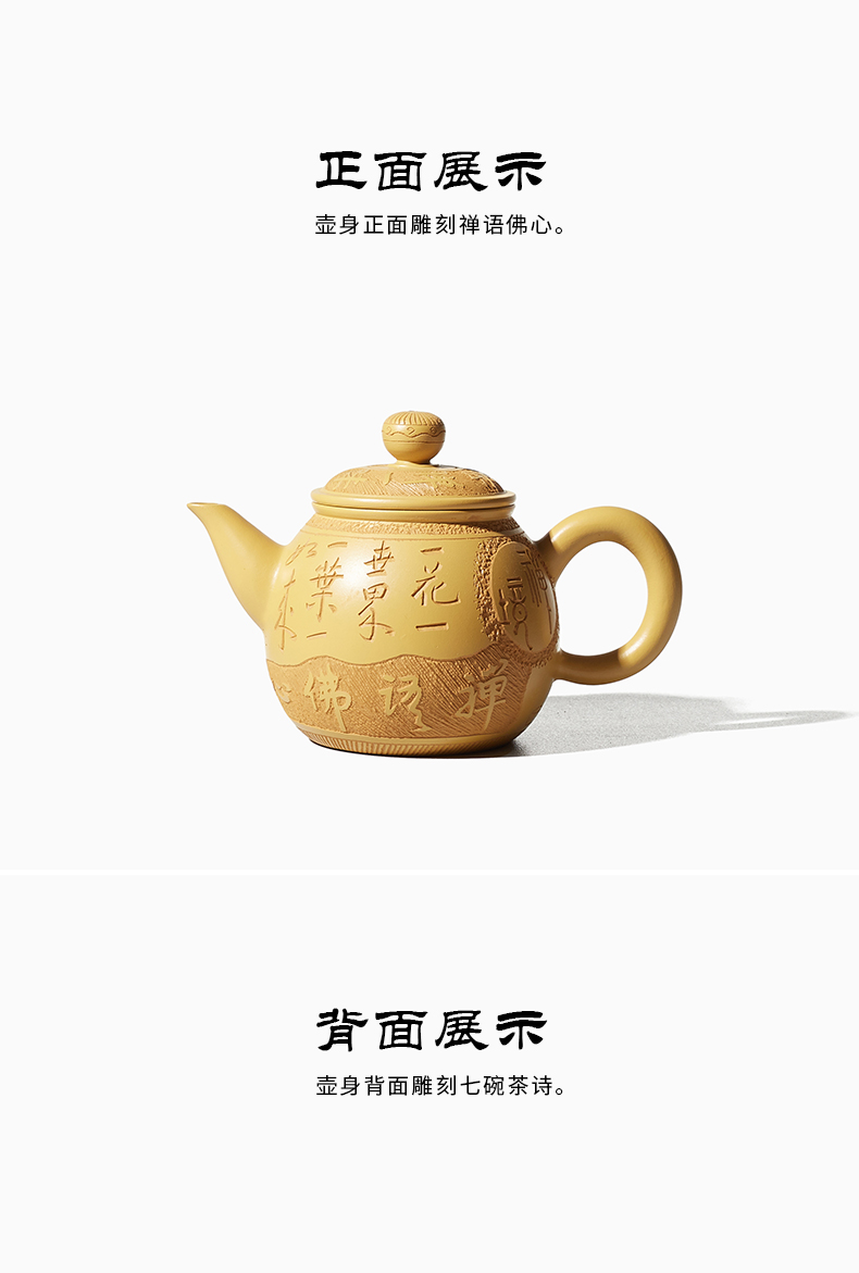 Shadow at home little teapot Chen Dongzhu famous ceramic tea pot - period of mud ore purple sand tea set kung fu tea pot