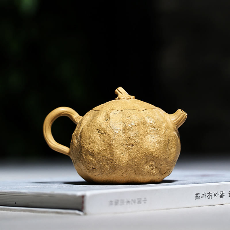 Shadow at yixing famous pure manual it undressed ore section of mud for spring teapot tea HNYY pumpkin