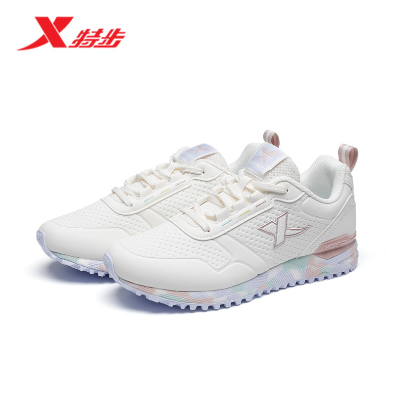 Special Step Women Shoes Sneakers Spring Autumn Light Comfort Leather Face Casual Shoes Fashion Trends Students Fitness Training Shoes
