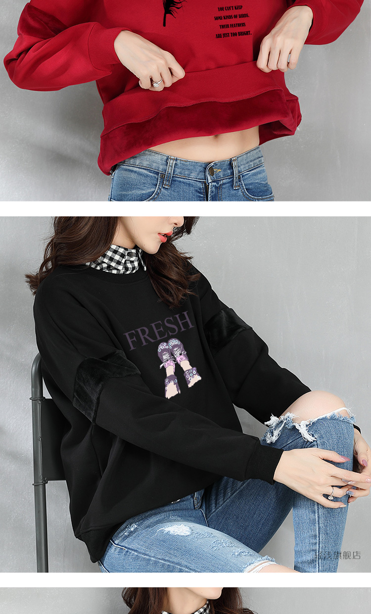 Sweatshirt femme en Coton - Ref 3217597 Image 18