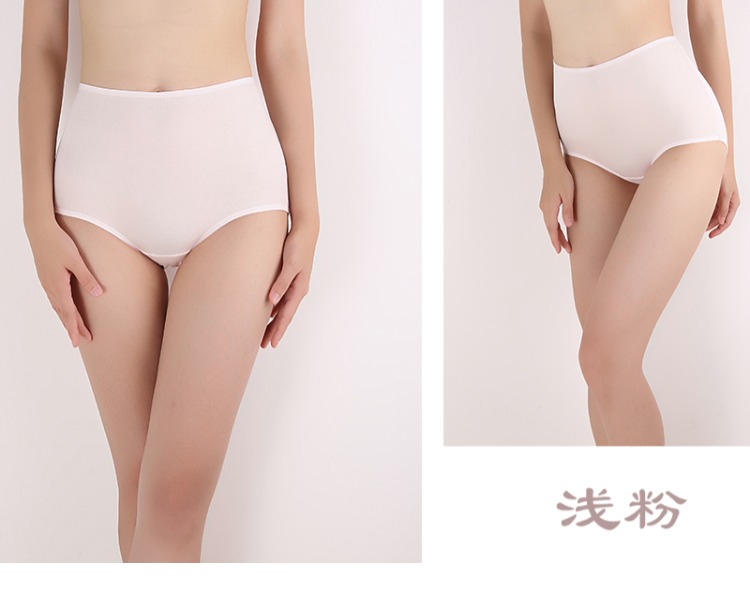 2 mảnh Mùa hè cao eo lụa đồ lót Thắt lưng lụa Nữ eo cao tóm tắt đồ lót