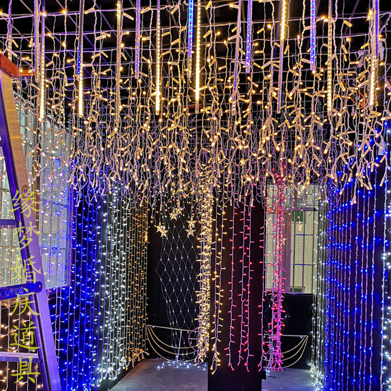 Led small colored lights flashing lights strings full of stars Outdoor Waterproof Decorated Rooms Bedrooms Dormitory Christmas Placement Stars