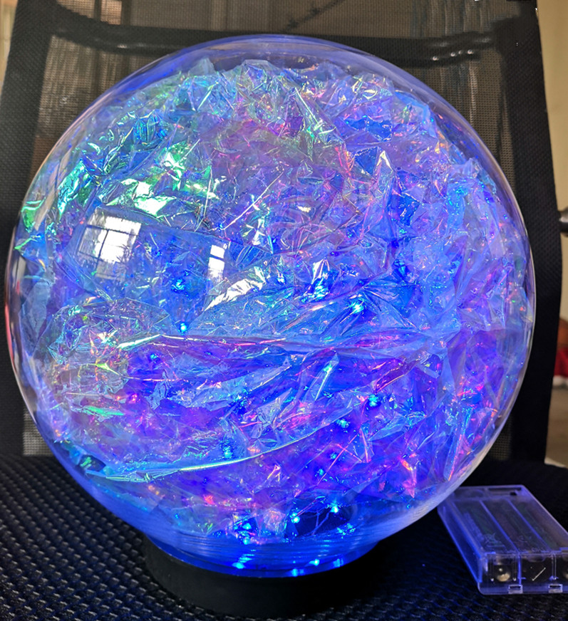 New Wedding Road Leading Prop Dream Starry Sky Light Road Leading Blue Glacier Ball Track With Wedding Ball Road Citation