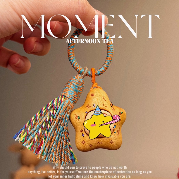 Gengzaisha｜Five-Pointed Star Bag Charm Keychain