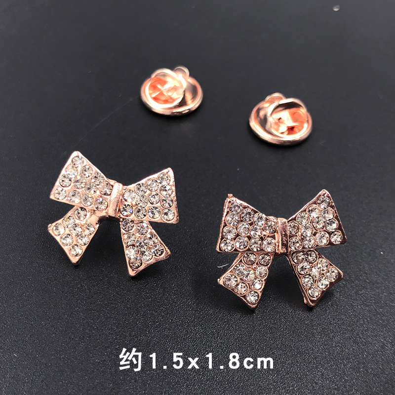Phiên bản tiếng Hàn của trang sức nhỏ thắt nơ kim trâm phù hợp với cổ áo kẹp cổ áo phụ kiện trâm lụa khăn quàng cổ trâm cài